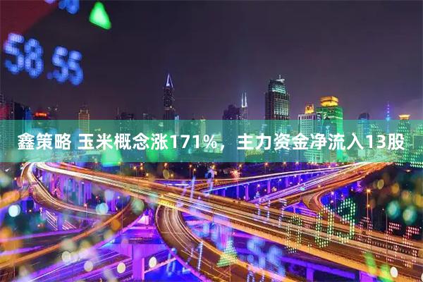 鑫策略 玉米概念涨171%，主力资金净流入13股