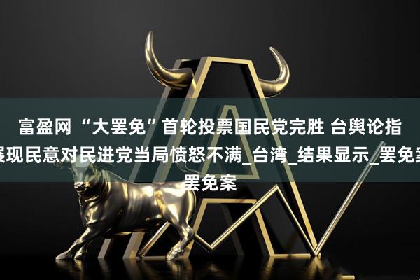富盈网 “大罢免”首轮投票国民党完胜 台舆论指展现民意对民进党当局愤怒不满_台湾_结果显示_罢免案